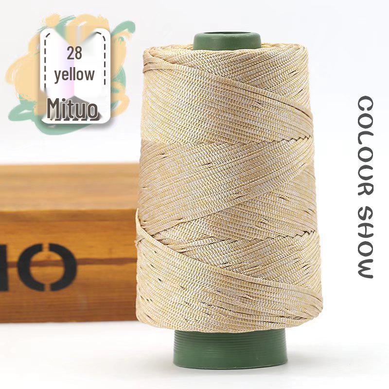 Lightweight Mercerized Cotton & Linen Thread for Hats, Shoes, Bags, Cushions. Perfect for Handmade Crafts with Upgraded Silk Line.