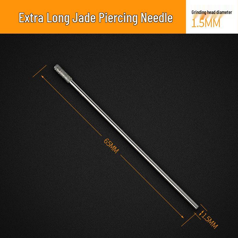 Mansha Rui Jade & Agate Drill: Hollow Stone, Glass, and Diamond Hole Punch Needle.