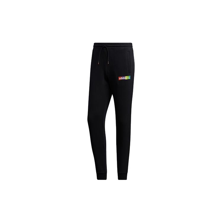 adidas neo M Fav Nn Tp 1 logo Knit Bundle Feet Sports Pants Black Men s GM2346 M