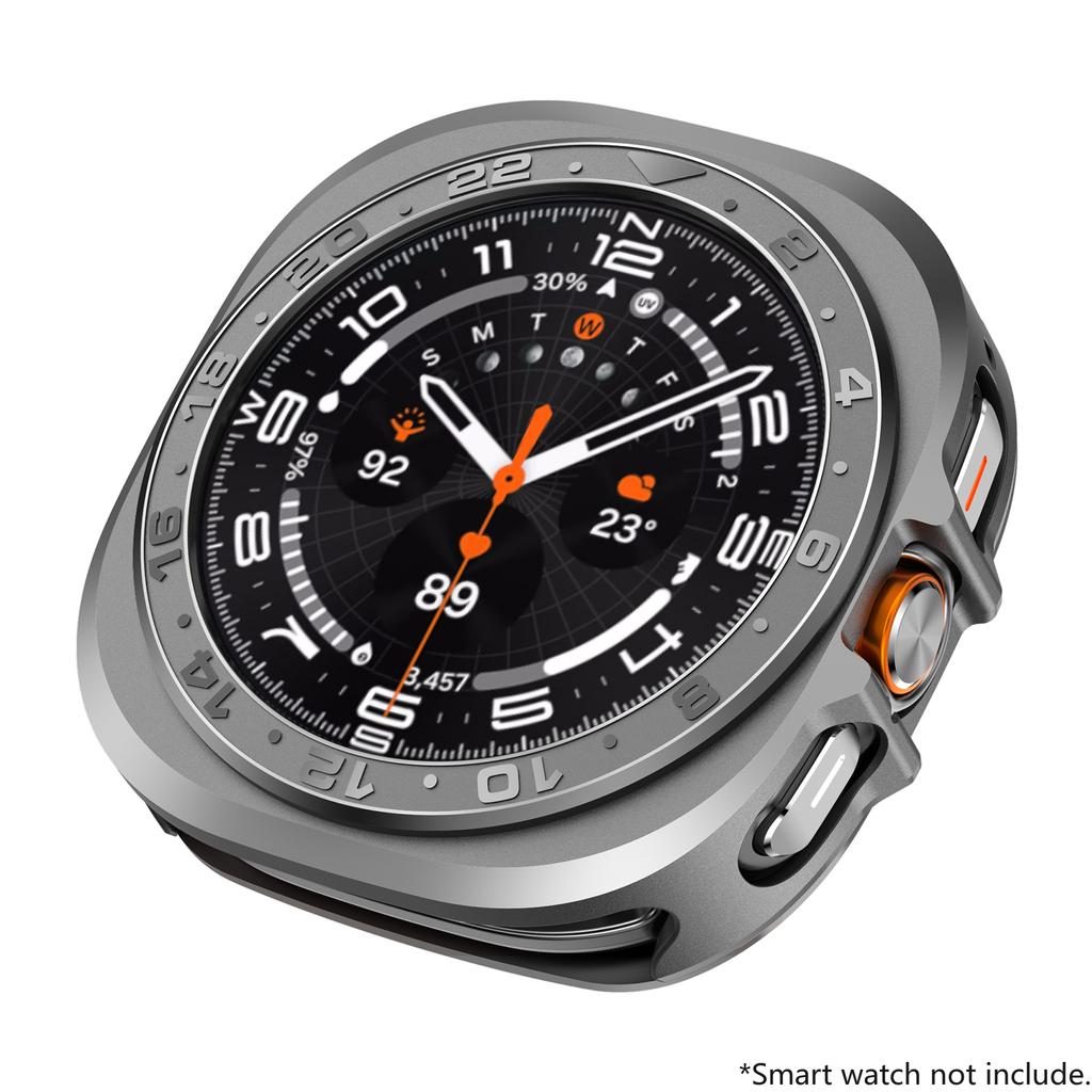Für Samsung Galaxy Watch Ultra 2025 47mm Hülle Metallhülle Zubehör Harter Rahmen Metallhülle für Samsung Galaxy Watch 7 Ultra 47mm