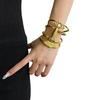 Unisex Adjustable Metal Bangle Vintage Jewelry Lightweight Retro Inspired Wrist Accessory Perfect for Gift Giving