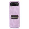 Étui Fin en Cuir de Luxe pour Samsung Galaxy Z Flip 6 5 4 3 5G Flip3 Anti-choc Emplacement Cartes Housse de Protection Téléphone Coque Affaires
