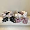 Crystal Women Headband Wide Side Big Bowknot Hairband Classic Casual Turban Girls Headwear Hair Accessories