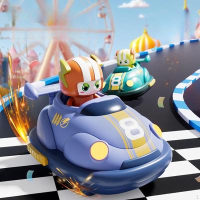2x RC Bumper Car Toy Sturdy Interactive Multiplayer Competitive