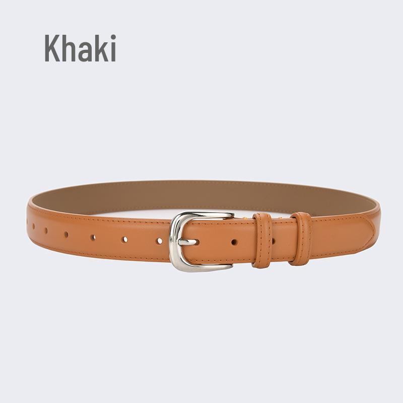 

Женский универсальный кожаный ремень: Модный декоративный декор для джинсов, юбок и брюк 105cm