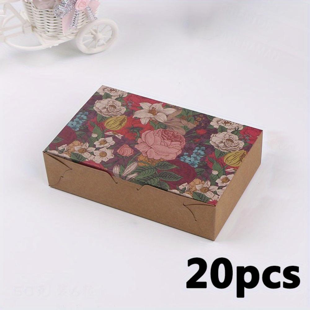 

20 шт. Подарочные коробки для сладостей, печенья, бисквитов, товаров, выпечки, кексов, шоколада, брауни, подарочные коробки для торта, клубники, печенья, десерта, кекса, пончика 20pcs boxes