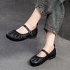 Fashion GKTINOO 2025 Spring New Retro Flat Shoes Genuine Leather Comfortable Round Toe Shallow Versatile Women's Shoes