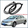 1PCS Left/Right Rear Door Weatherstrip Moulding Rubber Seal For Honda Civic Sedan 2006-2011 OEM 72850-SNA-A01 72810-SNA-A01