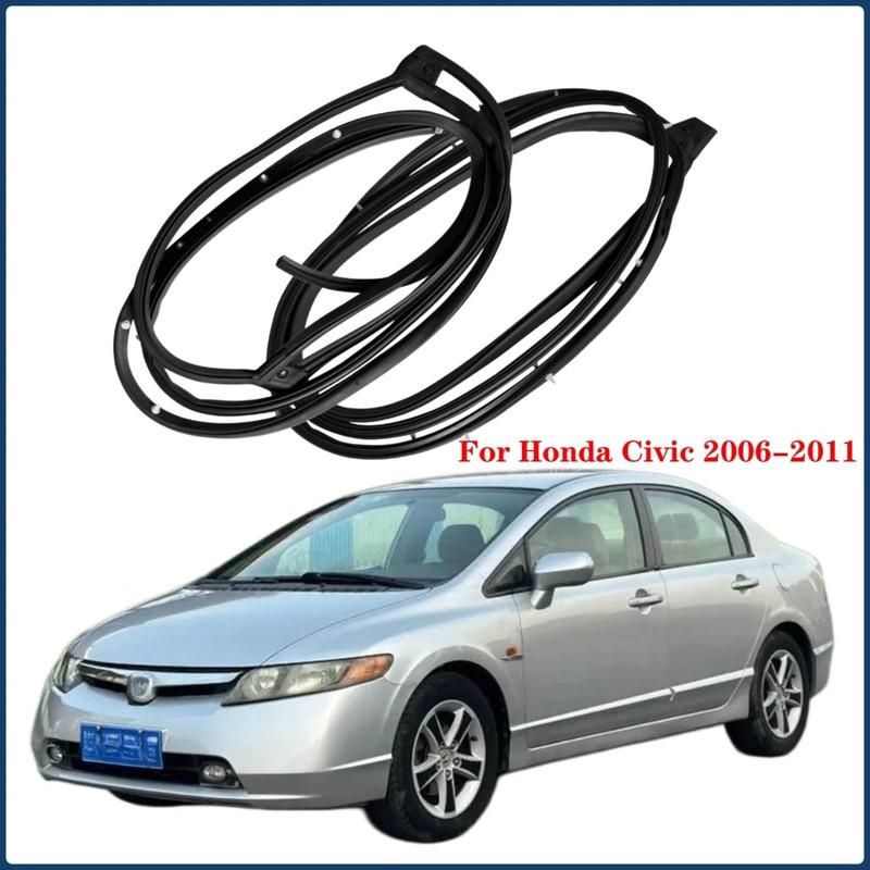 1PCS Left/Right Rear Door Weatherstrip Moulding Rubber Seal For Honda Civic Sedan 2006-2011 OEM 72850-SNA-A01 72810-SNA-A01