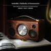 Дерев'яний стрімінговий аудіодинамік, портативний Hi-Fi, глибокий бас, ретро-дизайн