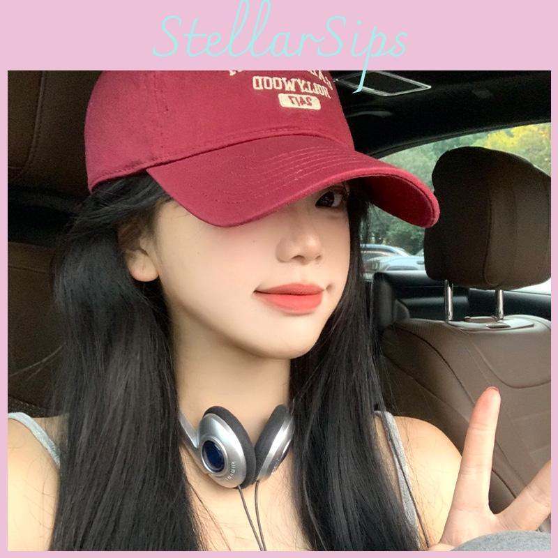 Embroidery Letter California Baseball Cap Women Wide Brim Soft Hats Fashion