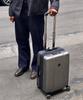 DELSEY Cadence Carry-On 20-Inch Pc Expandable Suitcase Titanium Silver
