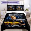 3-teiliges Bettbezug-Set (1 * Bettbezug + 2 * Kissenbezug, ohne Kern), Fast & Furious Aufdruck Weiches Ganzjahres-Bettwäscheset, Heim-Schlafzimmer-Dekoration Geschenk