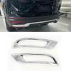 ABS Chrome Tail Rear Fog Light Lamp Frame Cover Trim For Honda CR-V -