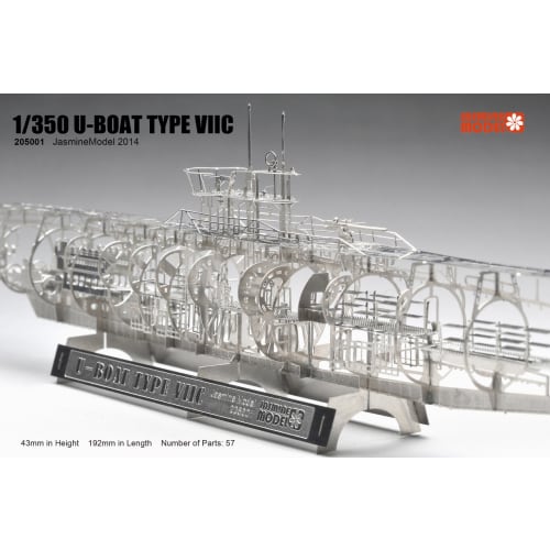 Jasmine Model 1/350 U-Boat Type 7c Metal Kit JSM205001