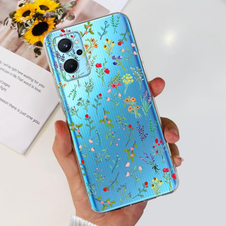 For Realme 9i Case RMX3491 New Fashion Painted Cover Clear Silicone Soft TPU Phone Case For Realme 9i 5G RMX3612 Realme9i Fundas