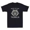 See You In Valhalla Horror Viking Warrior Skull Nordic Vintage Men's T-Shirt Tee