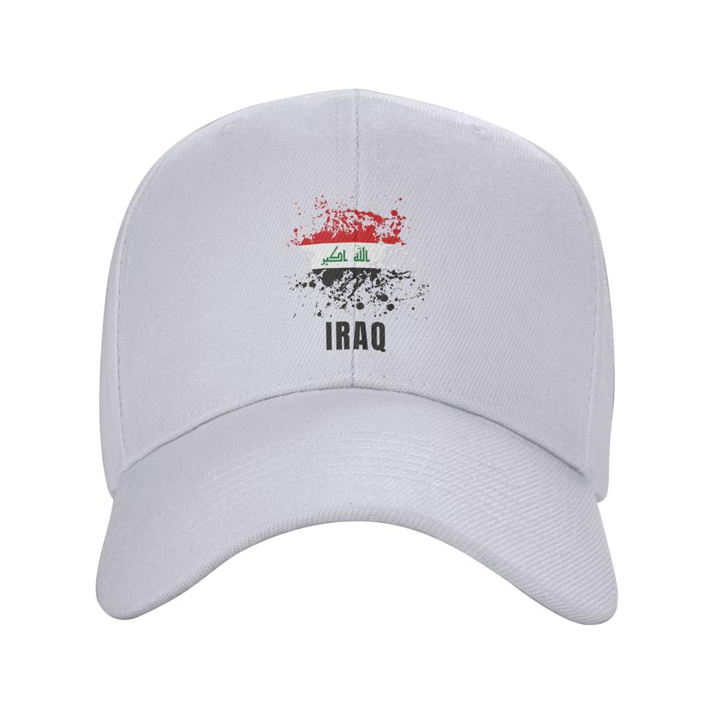 Unisex Women Iraq Flag Accessories Baseball Caps  Snapback Hat Casual Formal Wear Adjustable