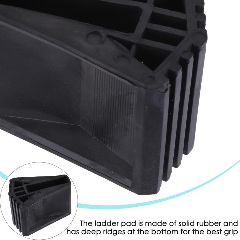 4 Pieces Ladder Feet Pad Ladder Foot Pads Ladder Feet Rubber Cover Furniture Rubber Feet Pad Rubber Material Non-slip