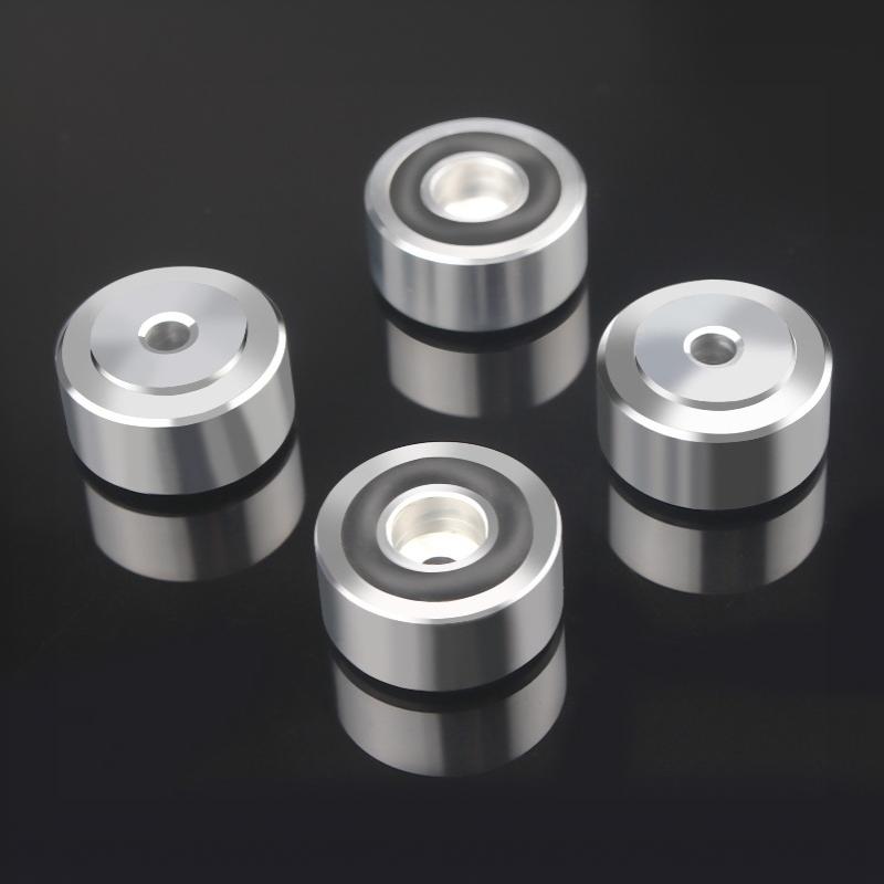 4Pcs Speaker Spikes Stand Feet Pad Aluminum Alloy Speaker Isolation Stand Feet Pad Speaker Feet Pad For Speaker