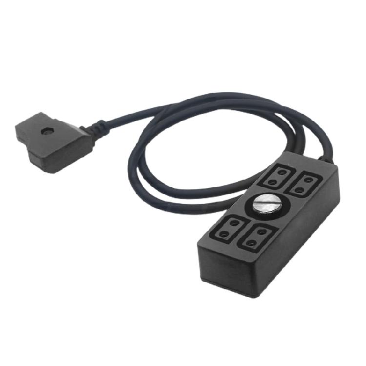 D-tap Male to 4 Port Dtap Female Power Supply Adapter for Multiple Devices