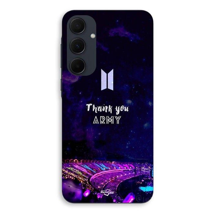 Coque Pour Samsung galaxy A35 BTS army groupe BTS roi de la K-pop Maniacase