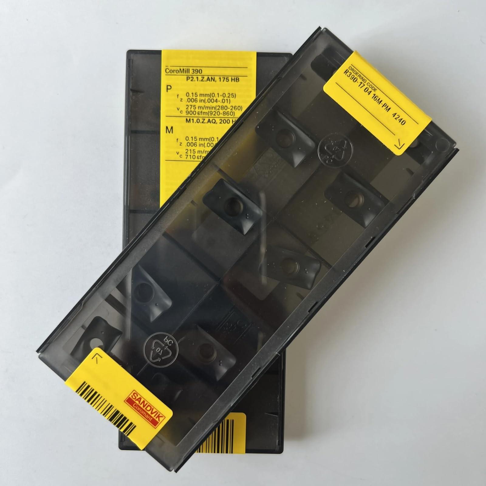 

Original Sandvik / R390-170416M-PM 4240 /CNC lathe carbide blade tool 10 Pcs