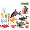 Vibrant Pvc Miniature Ocean Life Figurines Dolphin Seahorse Octopus And Lobster