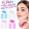 5 Paar Ultradünne Wing Perm Wimpernpads Wiederverwendbare Wimpernwelle Werkzeuge Für Lash Lift