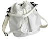 Nylon Shoulder for 1/2plus 2-Way Bag, Drawstring, Over-the-Shoulder Bag, Handbag, Waterproof, Water-Repellent, Business, Women's (White)