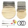 Kit de telar para parches de punto de 10 pines/28 pines Herramienta de costura para zurcir parches Telares de punto para principiantes Ganchillo Bordado Artesanía Artes Hilo