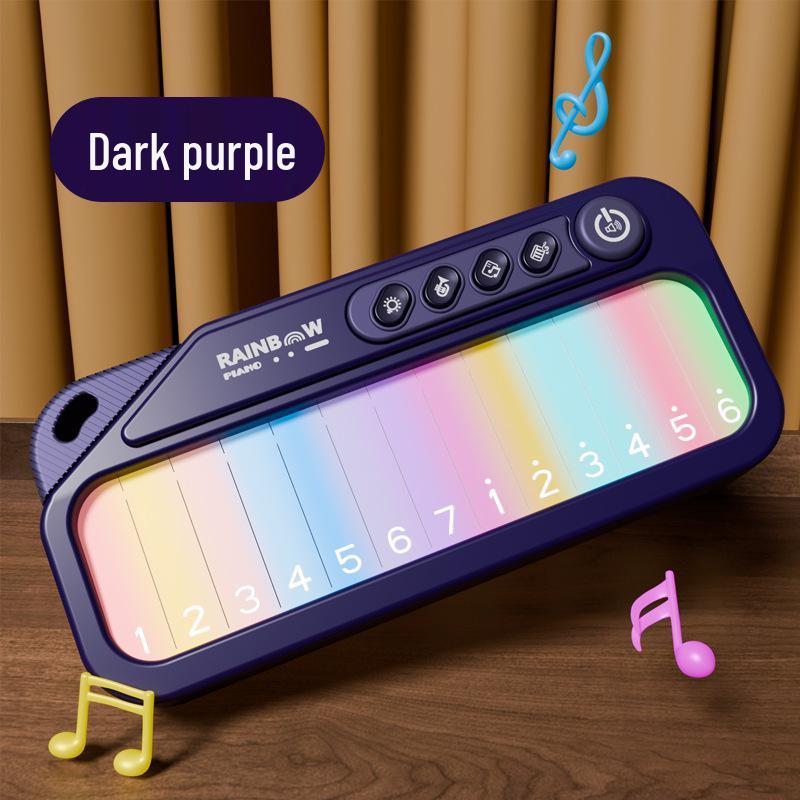 Color Screen Touch Keyboard: Early Education Piano Toy for Girls Ages 3-6