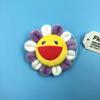 Murakami Takashi Flower Kiki Kaikai Brooch Rainbow Pin Badge Strap Plush Pendant