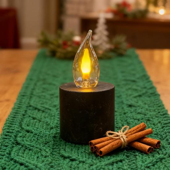 LED Flame Light Bulb E27 Flickering Flame Light Bulb Realistic Fires Effect Light Bulb for Indoor Outdoor Halloween Christmas Decoration