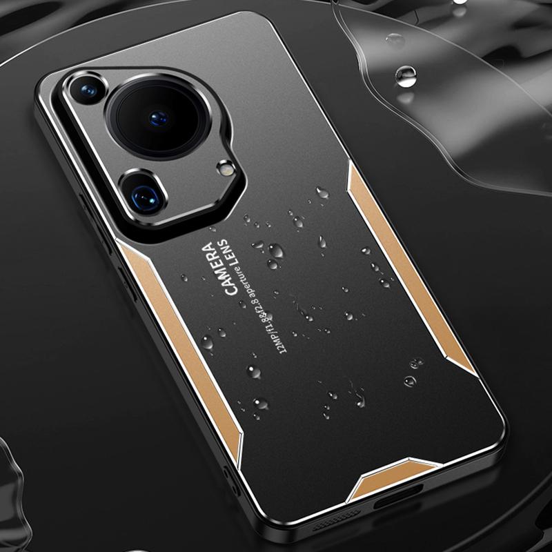 For Huawei Pura 70 Ultra Metal Phone Case Aluminum Alloy+PC+TPU Hybrid Back Cover