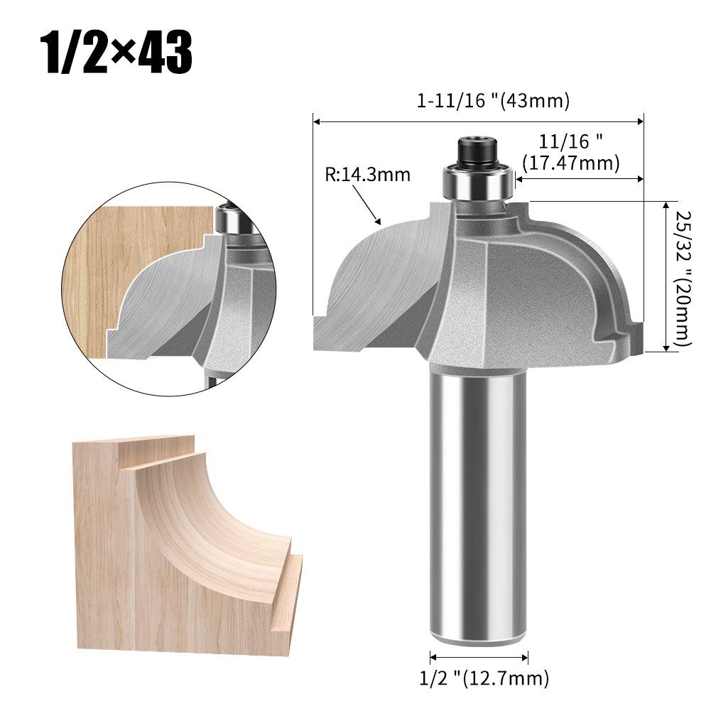 1/4 Handle 1/2 Handle Line Knife Convex Sensitive Child Line Knife Classical Table Edge Knife European Kitchen Knife Woodworking Milling Cutter Knife