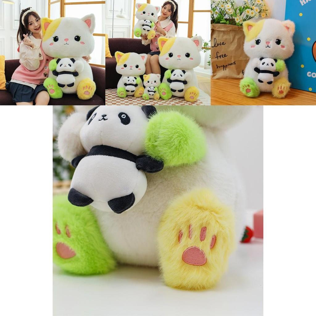 Adorable Cute Bear Plush Toy Fluffy Stuffed Animal Pillow Soft Cushion Gift For Girls