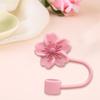 Flower Straw Cover Cap Dust-Proof 10mm Straw Topper Cup Accessories Straw Tips Lids for Stanley Cup Gifts for Kids Party Favors