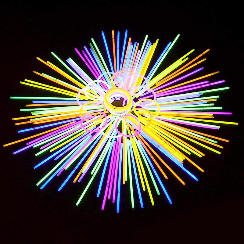 Glow Sticks Bucket: Multi-Color Children's Dance & Concert Light Sticks