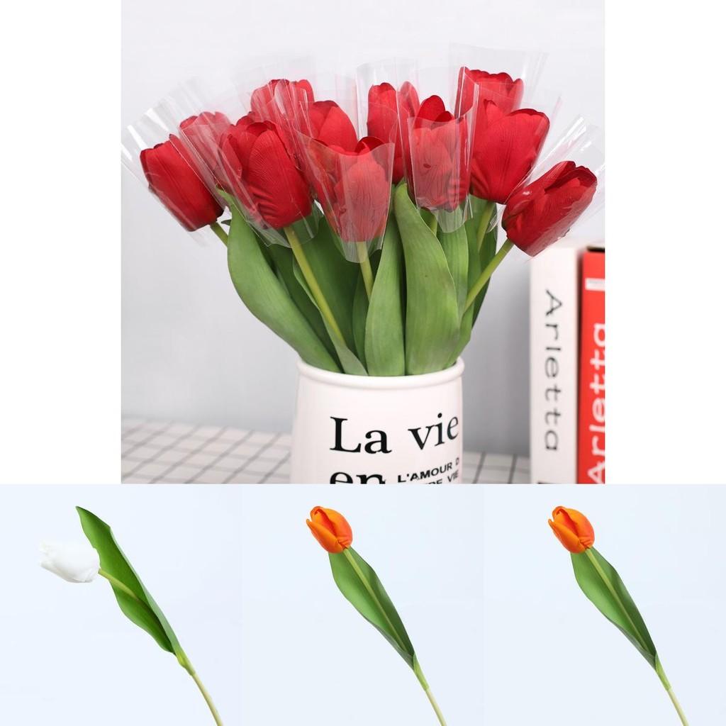 Tulipa Gesneriana Artificial Flower Home Decor Wedding Bouquets For Photography And Events