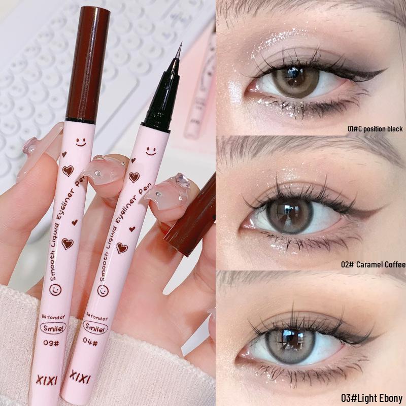 XIXI Pear Blossom Rain Eyeliner: Smooth, Easy-Apply, Smudge-Free, Natural Finish for Under-Eye Makeup.