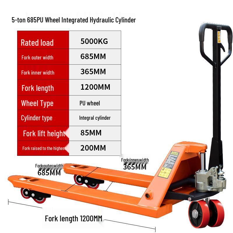 Manual Hydraulic Forklift 2 Ton Pallet Jack & 3 Ton Electric Forklift