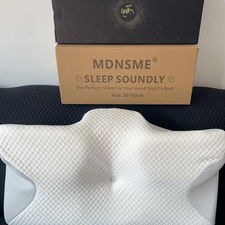 Cross-border Butterfly Memory Foam Neck Support Pillow - Slow-Rebound, Non-Collapsing, Class A for Cervical Spine