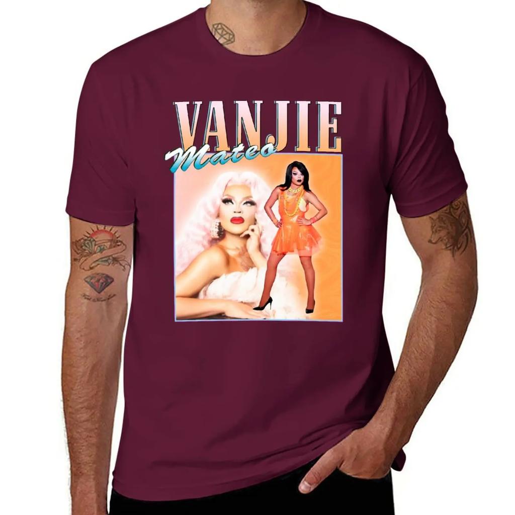 Vanessa Vanjie Mateo vintage retro design T-Shirt boys whites vintage clothes cute tops summer top t shirts for cotton