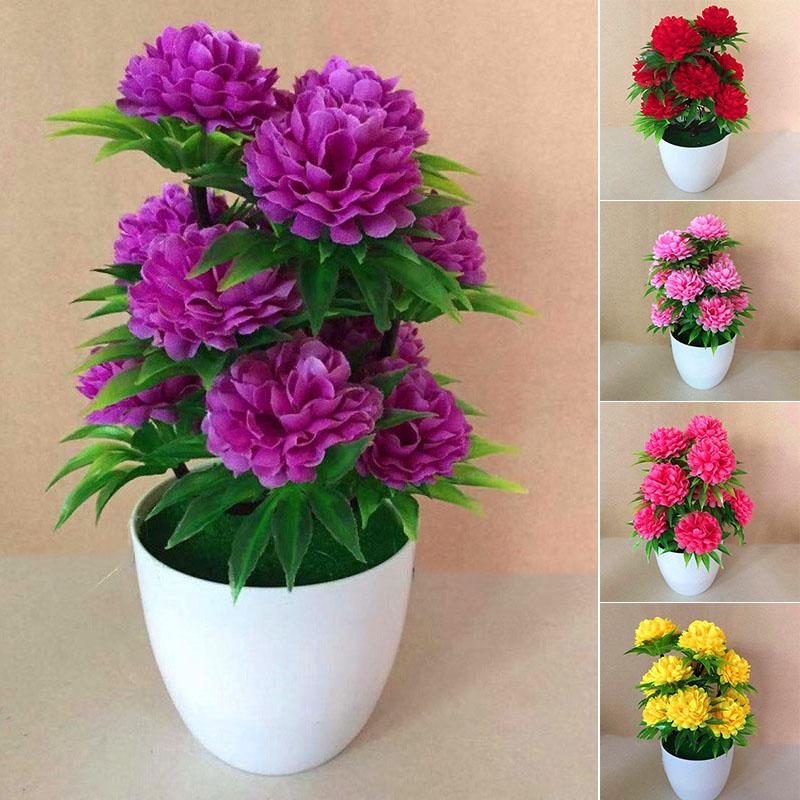 Artificial Silk Flower Bonsai Tree Choose from Stunning Colors