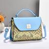 New Design Ethnic Style Print PU Leather Women Shoulder Bag Luxury Elegante Small Square Handbag