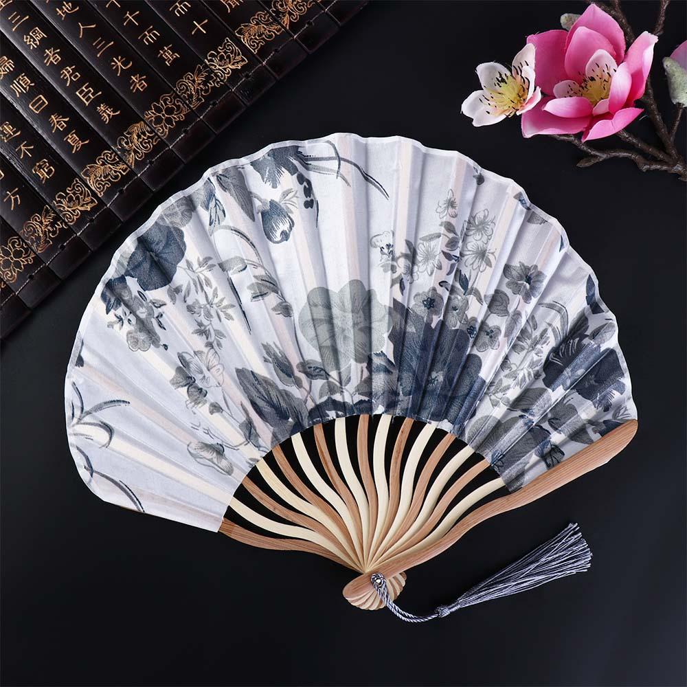 Handicrafts Home Decoration Gift Sea Shell Shape Hand Fan Folding Fan Photography Prop Dance Fan