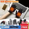 1 Pair USB Heated Full Finger Gloves Winter Warm Thermal Heated Knitted Gloves for Women and Men Cycling Skiing Accessories