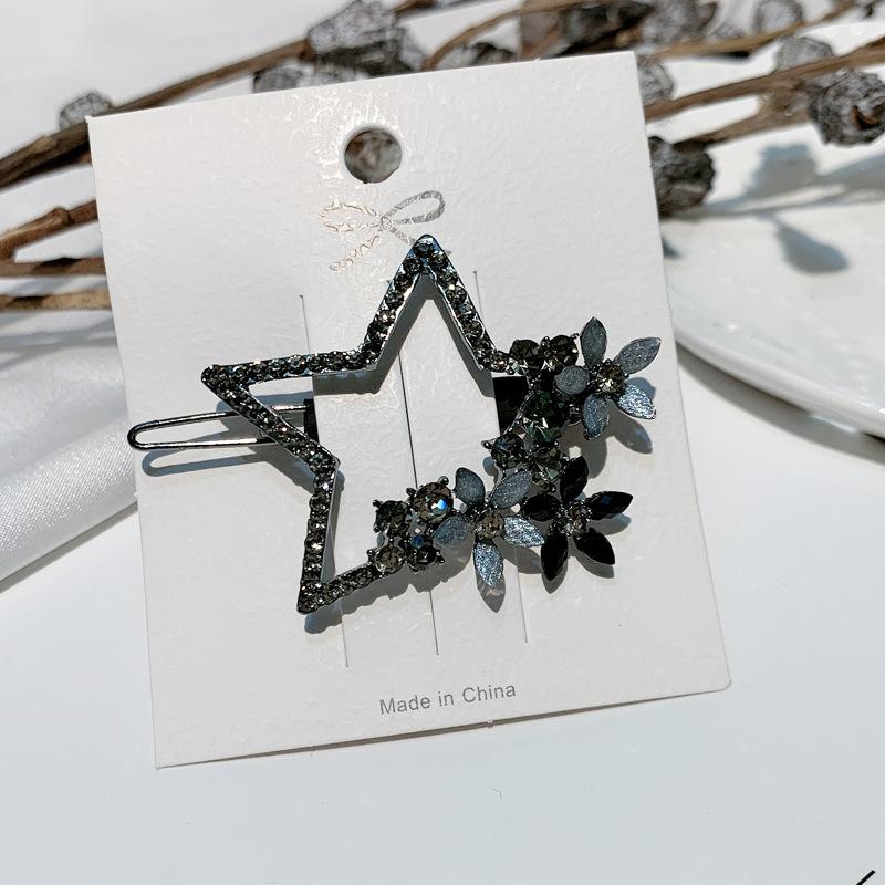 Delicate Vintage Hair Clip Back Head Ponytail Frog Clip Simple Fringe Side Clip Clip Girls Hair Accessories