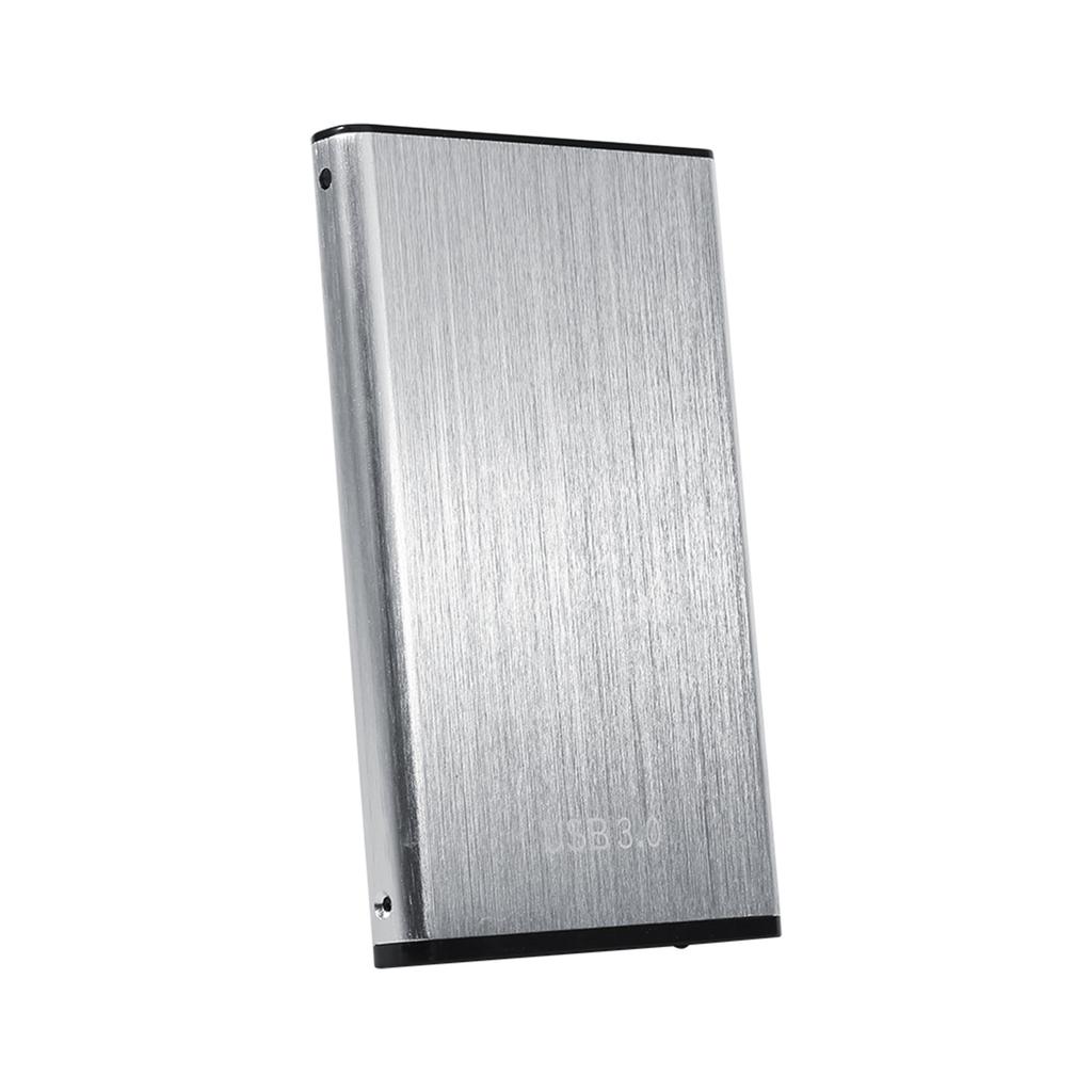 USB 3.0 til 2.5" SATA 3.0 HDD-kabinett Eksternt Verktøyfritt Kabinett for SSD Harddisk Sølv (Ikke Inclube-harddisk)